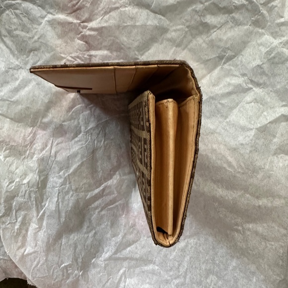 Fendi Zucchino Canvas Brown Wallet Long - Picture 3 of 11